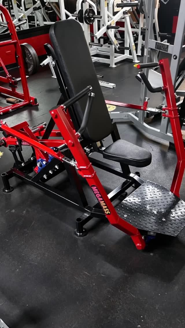 MegaMass chest press machine on the Prodigy floor